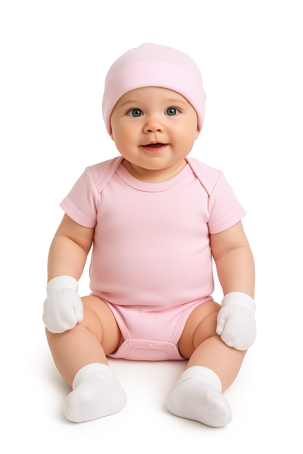 5 Pc Layette Baby Clothes Set