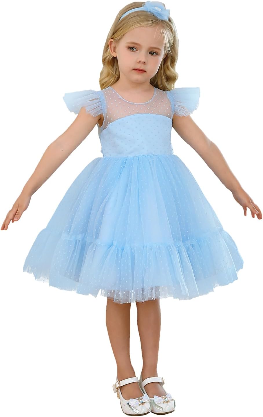 Flower Girl Princess Dress – Birthday Party Ball Gown for Girls