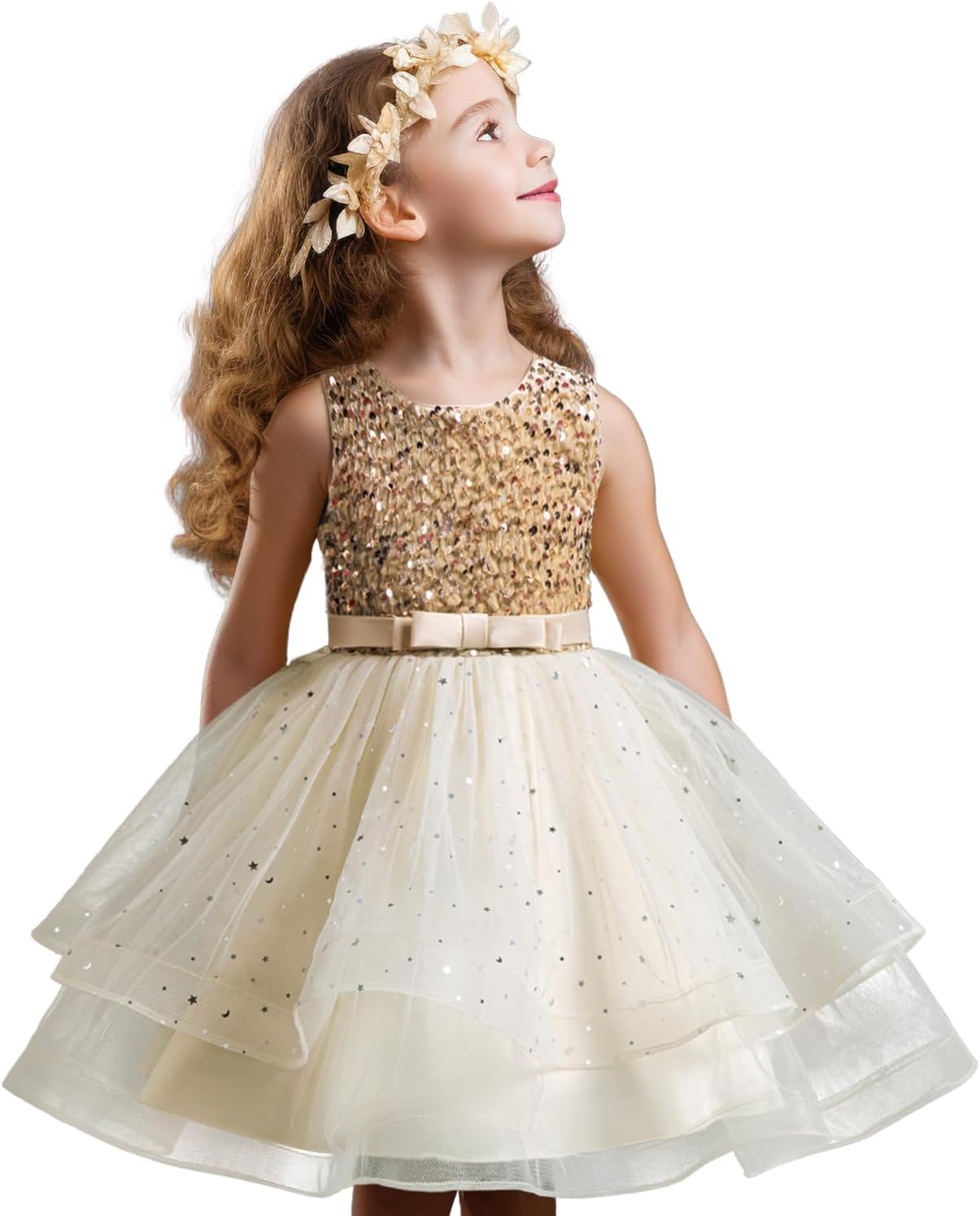 Flower Girl Princess Dress – Birthday Party Ball Gown for Girls