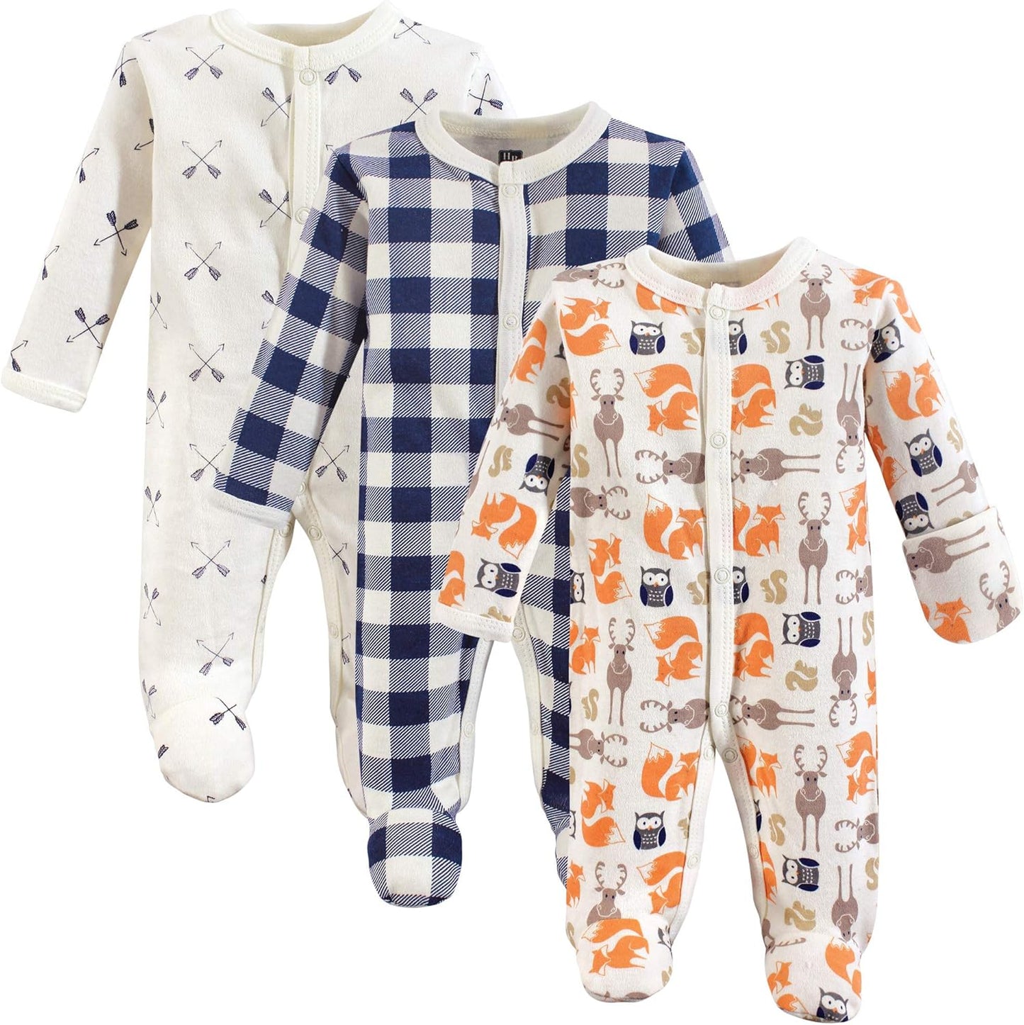 Baby Girls' Cotton Preemie Sleep and Play Bodysuit – Soft & Comfortable One-Piece Pajama for Preemies