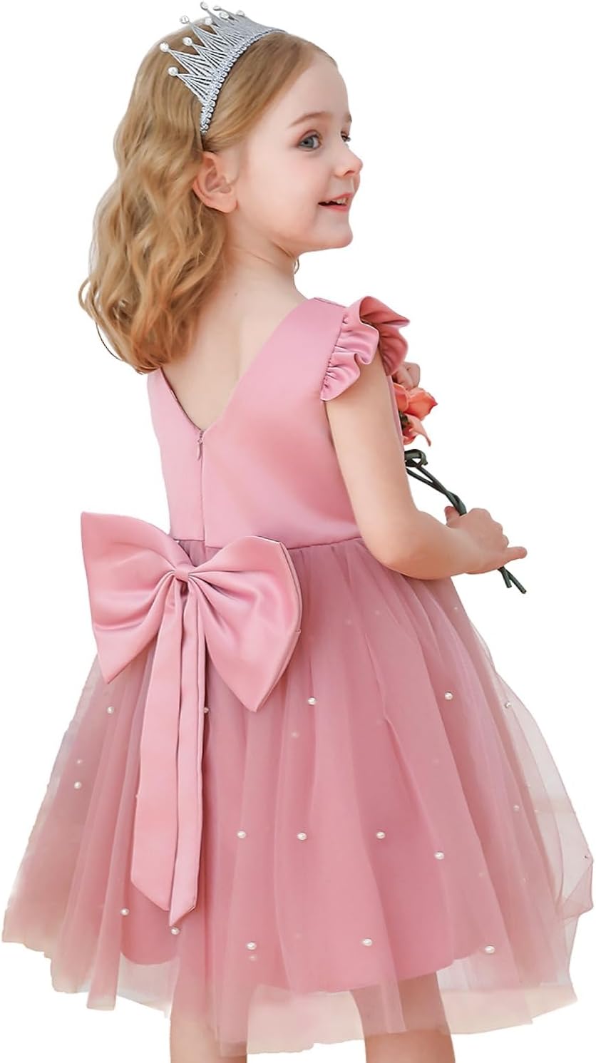 Flower Girl Princess Dress – Birthday Party Ball Gown for Girls