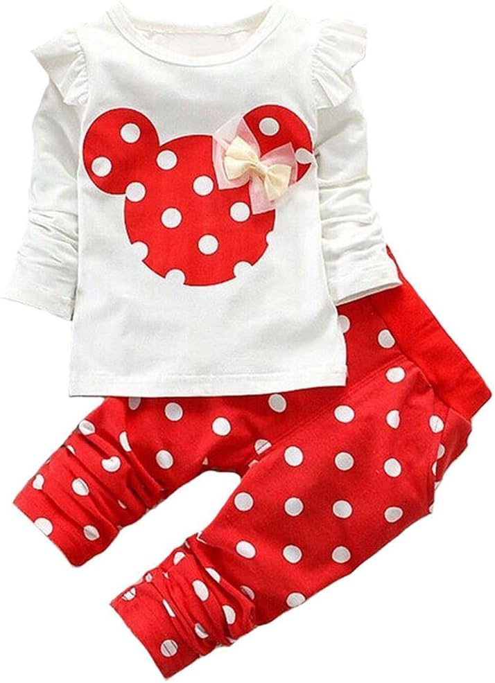 Baby Girl Clothes Infant Outfits Set 2 Pieces Long Sleeved Tops + Pants