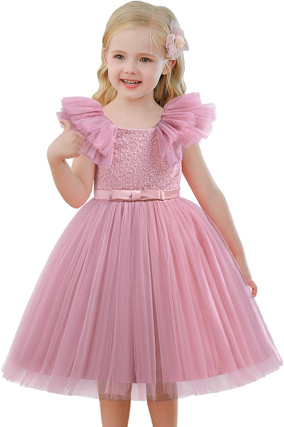 Flower Girl Princess Dress – Birthday Party Ball Gown for Girls