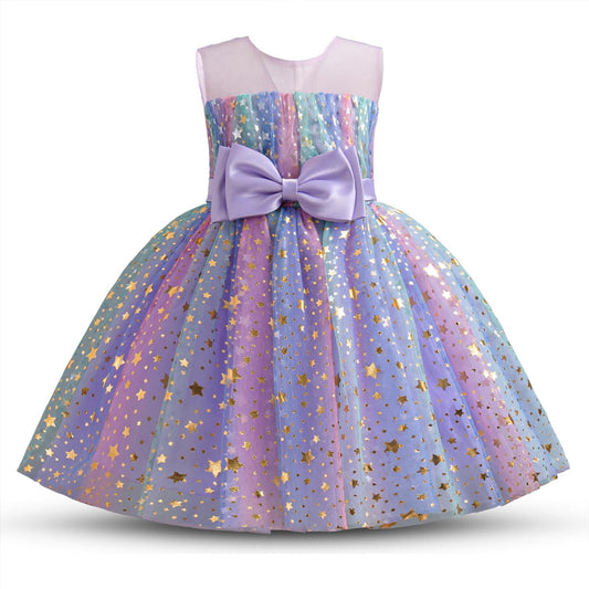 Flower Girl Princess Dress – Birthday Party Ball Gown for Girls