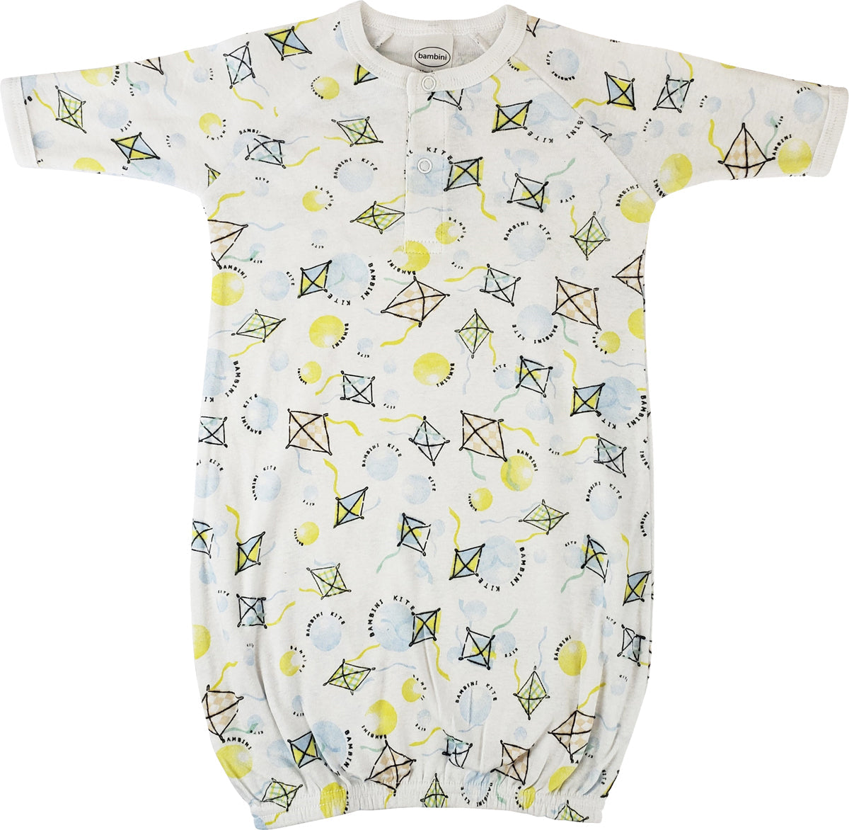 Unisex Newborn Baby 1 Piece Gown Set NC_0788