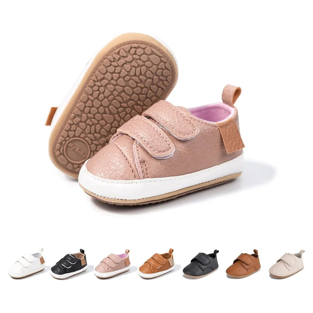 Unisex Baby High-Top Casual & Dress Shoes - Brown Color