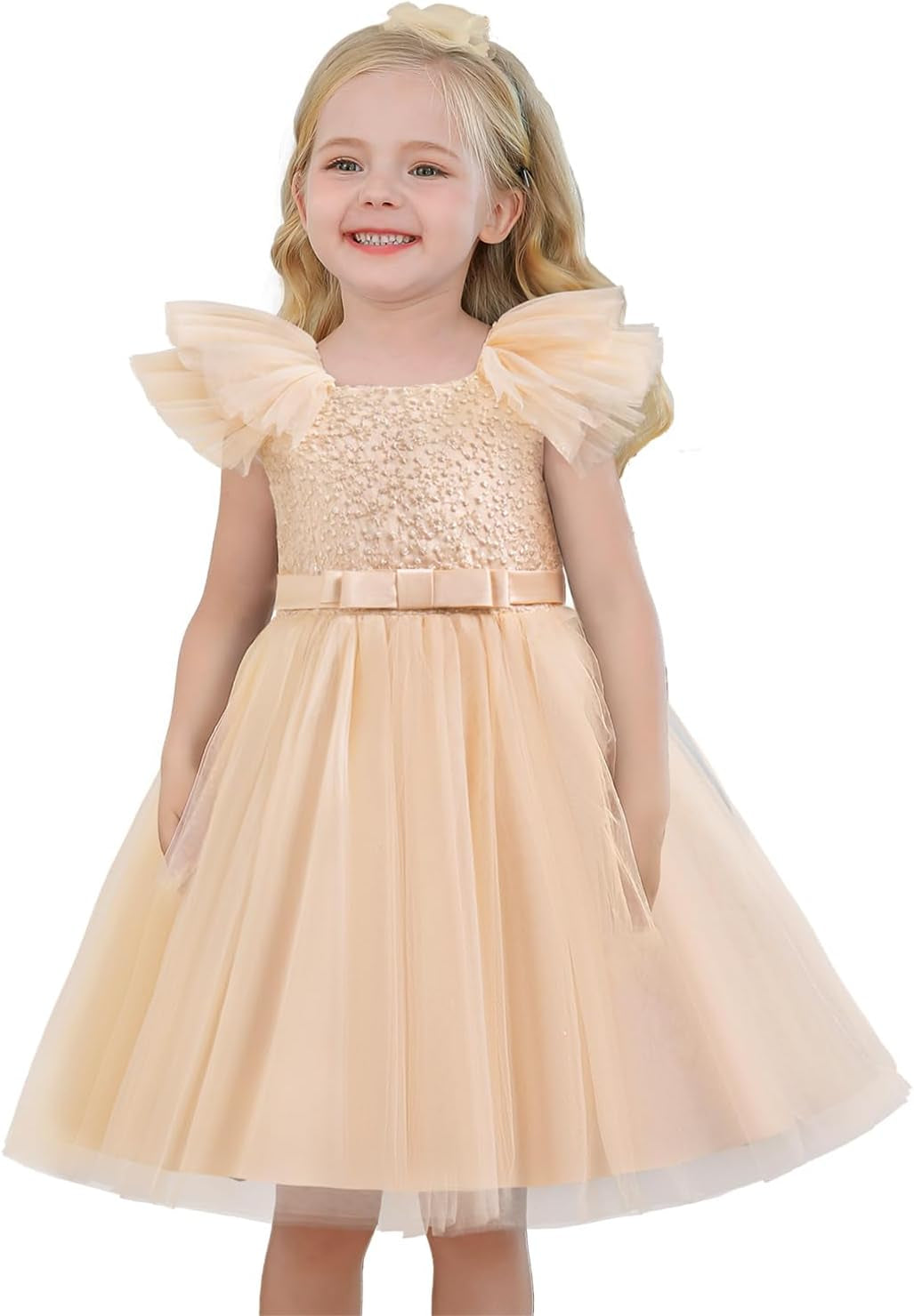 Flower Girl Princess Dress – Birthday Party Ball Gown for Girls